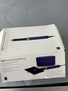 Dyson Airwrap Complete Long - blue with Rose Gold Accents